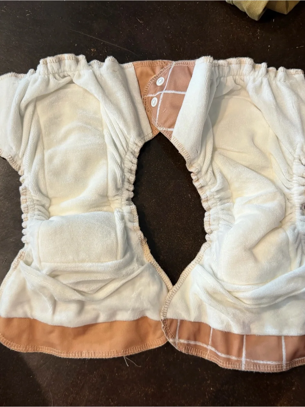 Two by Two All in One Cloth Diapers — Tan